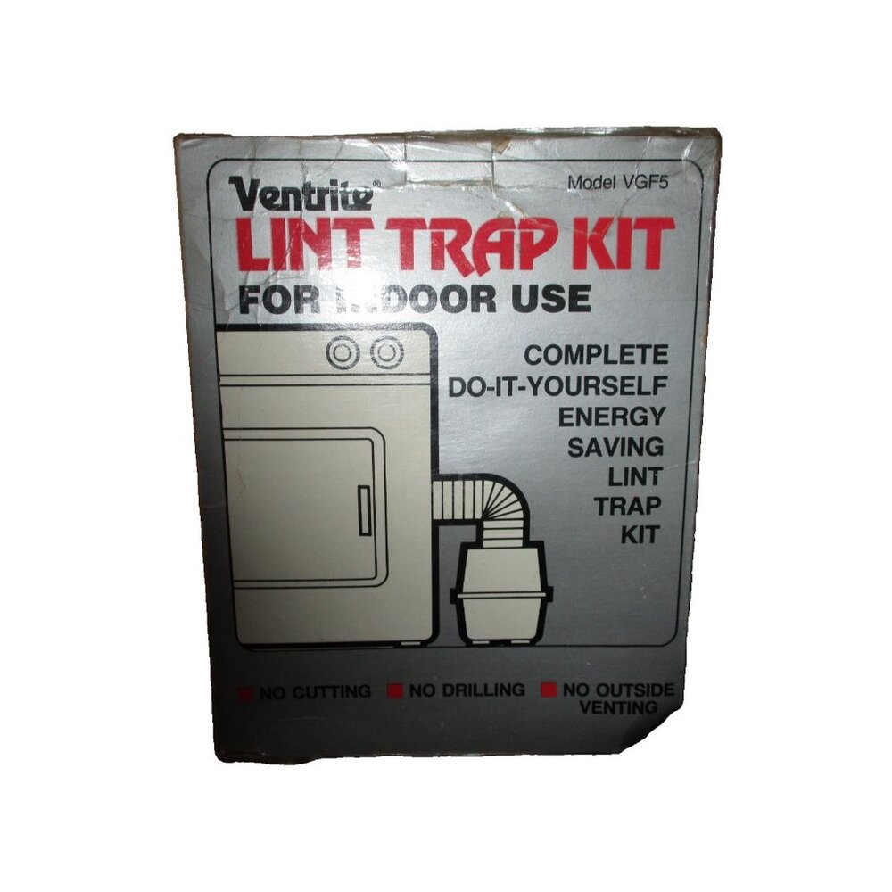 Ventrite Lint Trap Kit Gemline for Indoor Use
